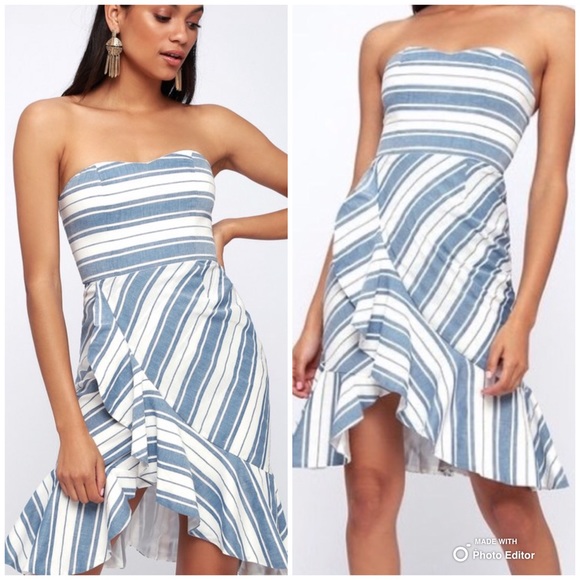 Lulus Dresses & Skirts - Lulu’s Delfino Strapless Mini Dress